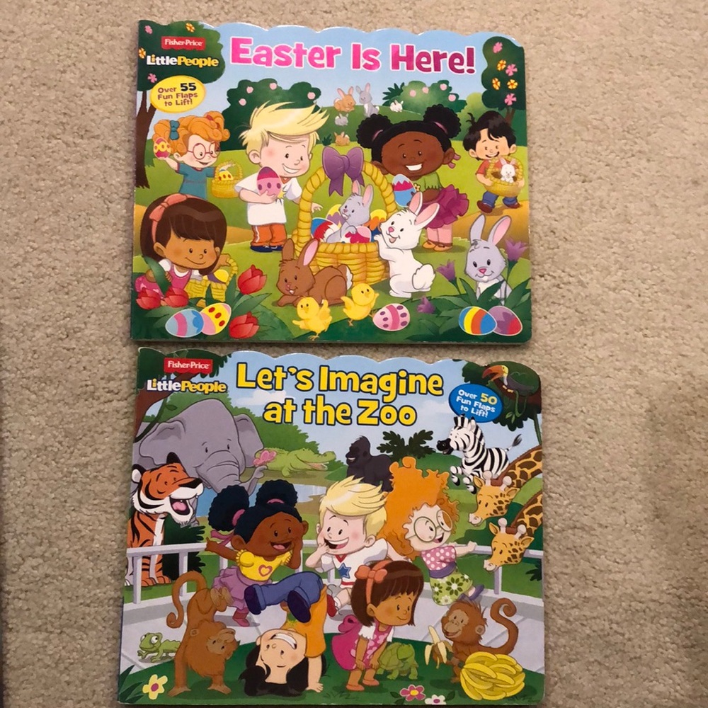 Fisher price lift the flap books